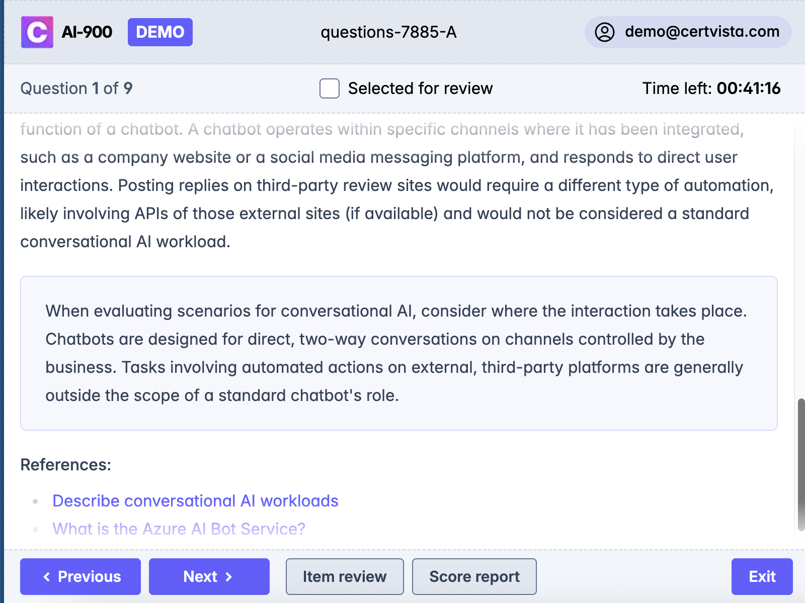 We don't just explain the right answer; we also explain why the other options are incorrect.